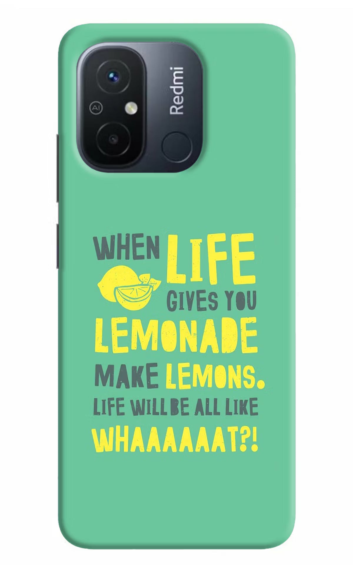 Quote Redmi 12C Hard Case Back Cover by Casekaro
