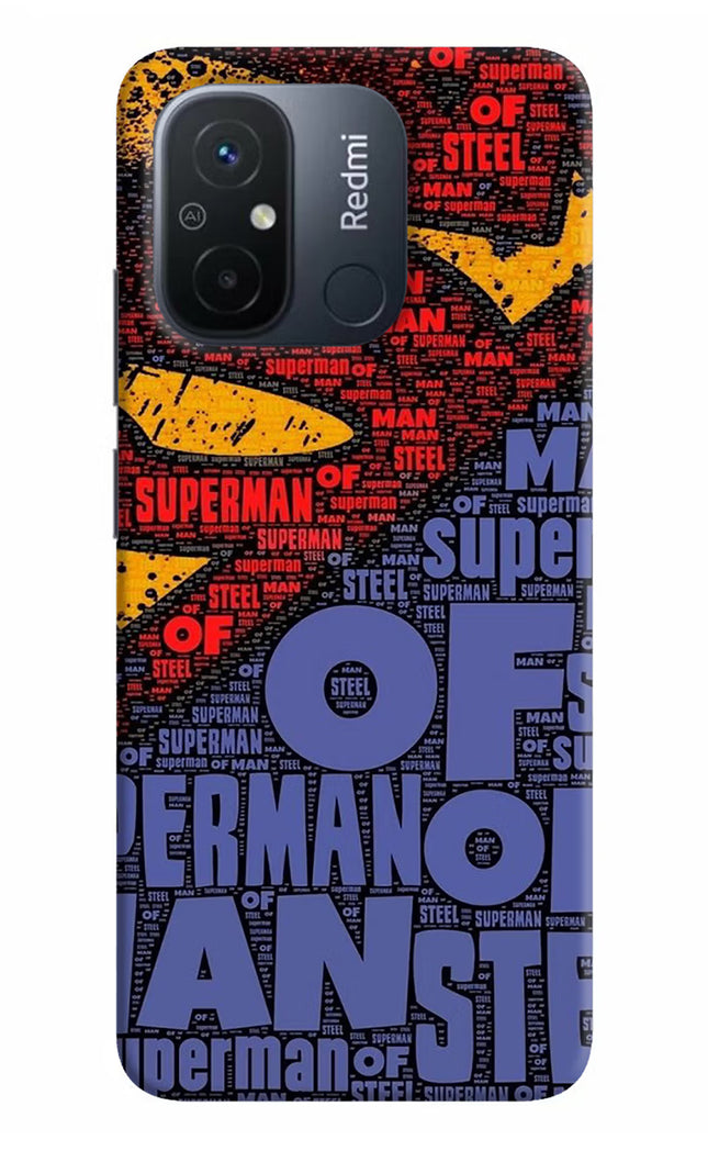 Superman Redmi 12C Hard Case Back Cover by Casekaro