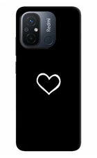 Heart Redmi 12C Hard Case Back Cover by Casekaro