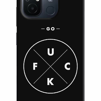 Go Fuck Yourself Redmi 12C Hard Case Back Cover by Casekaro