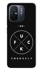 Go Fuck Yourself Redmi 12C Hard Case Back Cover by Casekaro