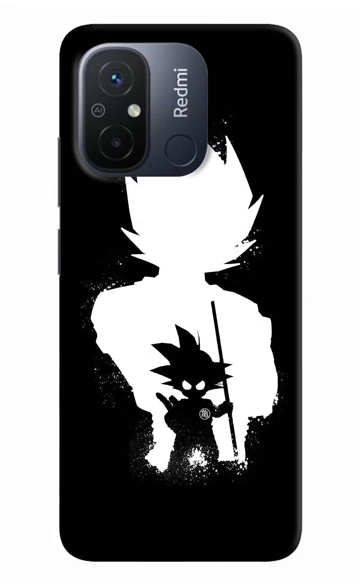 Goku Shadow Redmi 12C Hard Case Back Cover by Casekaro