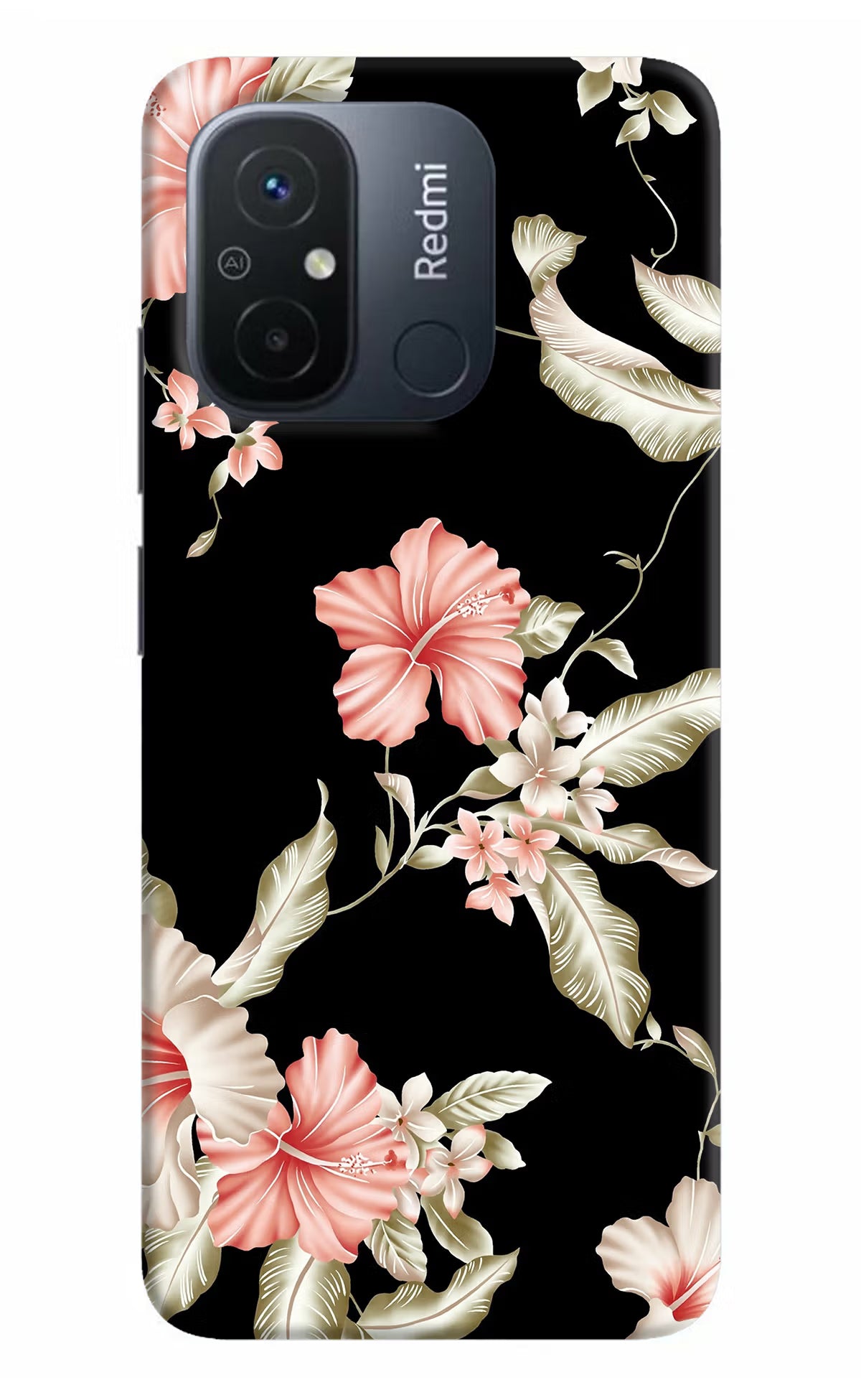 Flowers Redmi 12C Hard Case Back Cover by Casekaro
