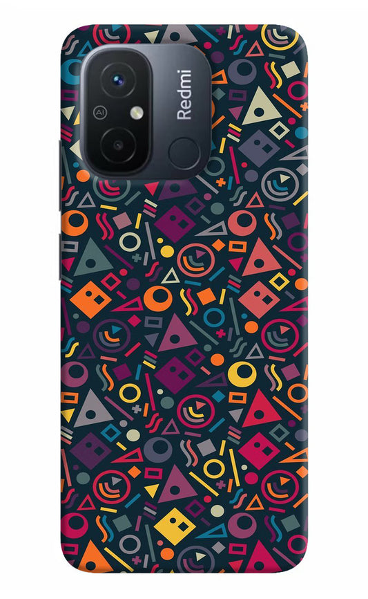 Geometric Abstract Redmi 12C Hard Case Back Cover by Casekaro