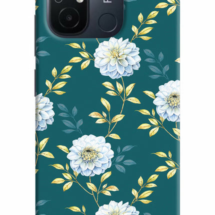 Flowers Redmi 12C Hard Case Back Cover by Casekaro