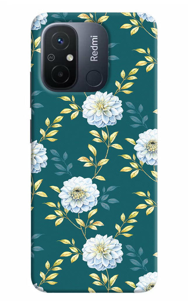 Flowers Redmi 12C Hard Case Back Cover by Casekaro