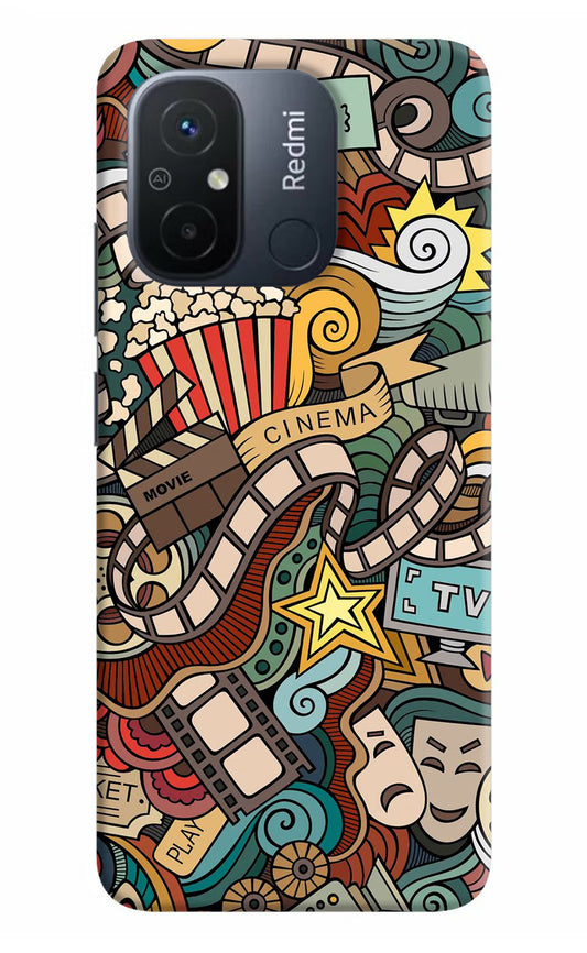 Cinema Abstract Redmi 12C Hard Case Back Cover by Casekaro
