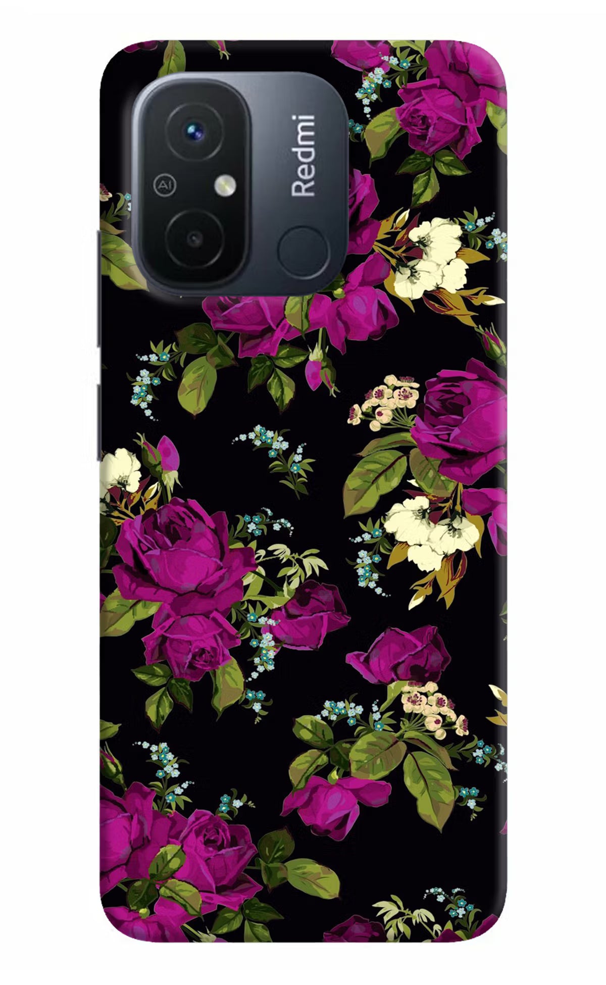 Flowers Redmi 12C Hard Case Back Cover by Casekaro