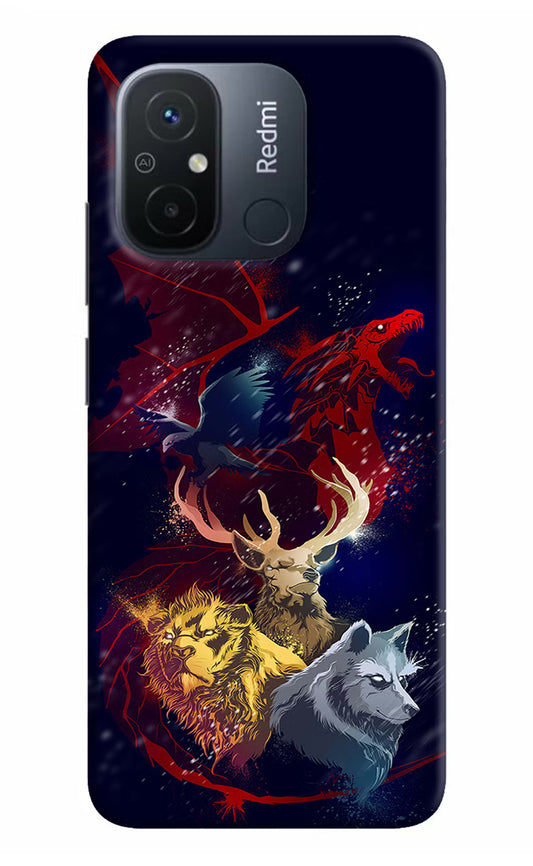 Game Of Thrones Redmi 12C Hard Case Back Cover by Casekaro