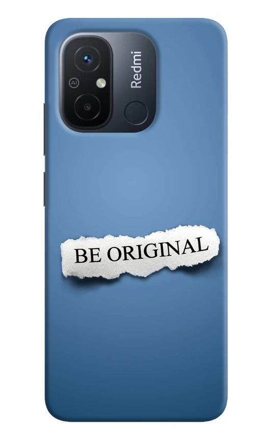 Be Original Redmi 12C Hard Case Back Cover by Casekaro