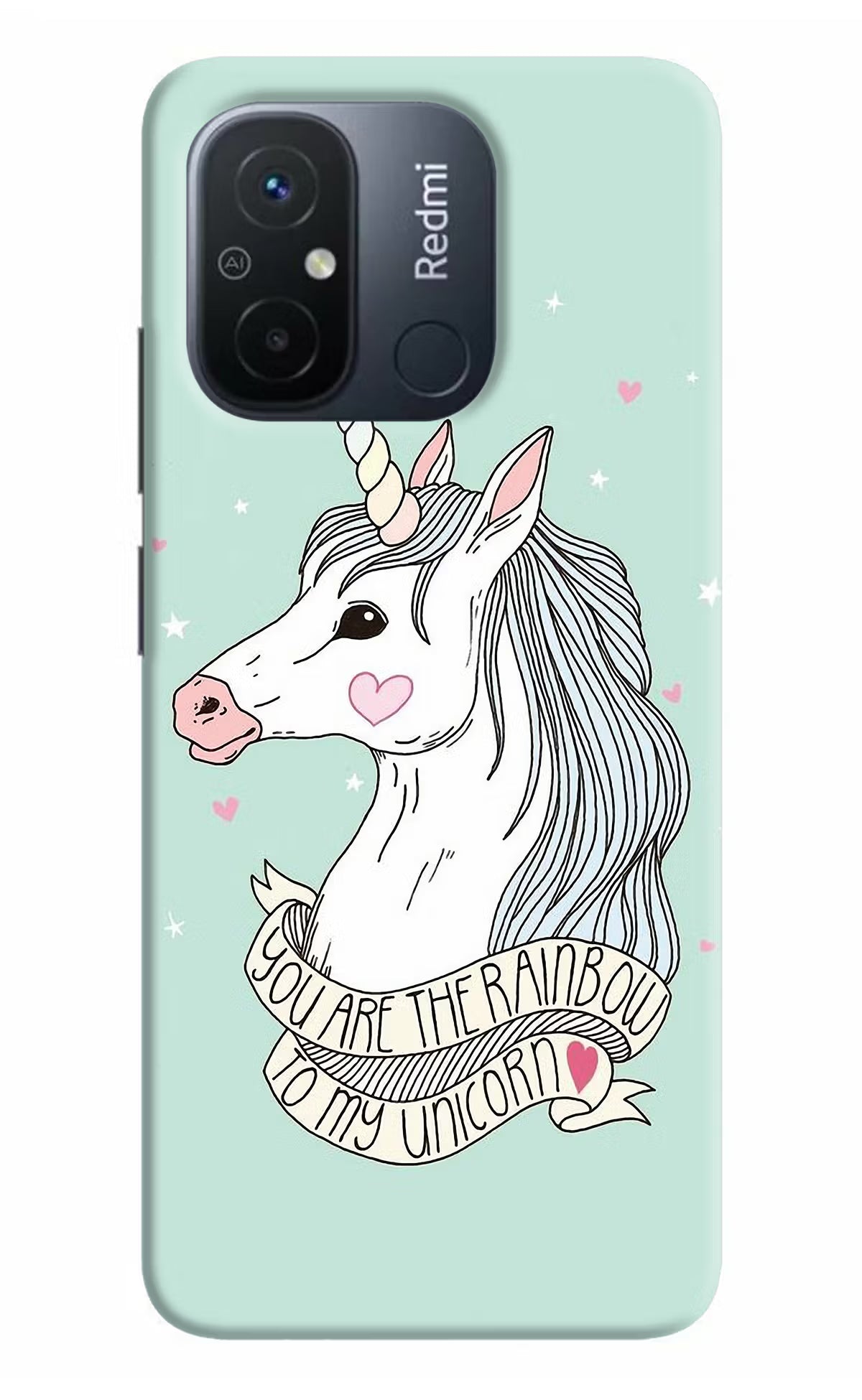 Unicorn Wallpaper Redmi 12C Hard Case Back Cover by Casekaro