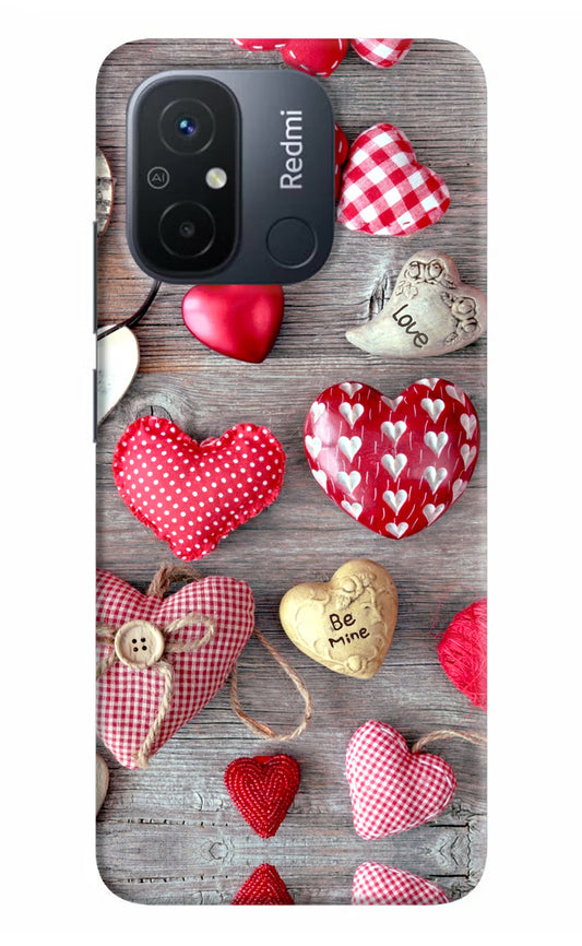 Love Wallpaper Redmi 12C Hard Case Back Cover by Casekaro