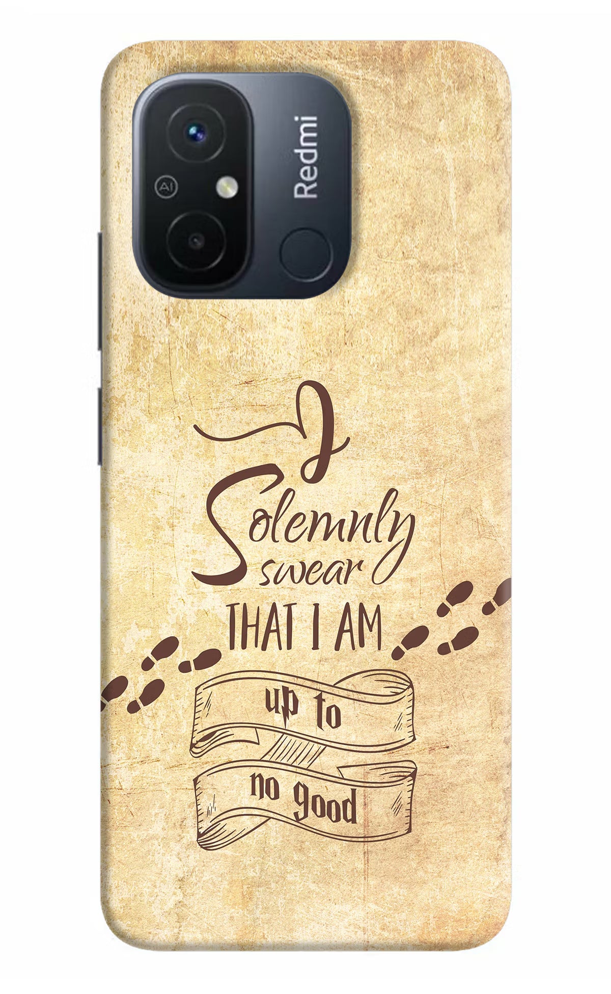 I Solemnly swear that i up to no good Redmi 12C Hard Case Back Cover by Casekaro
