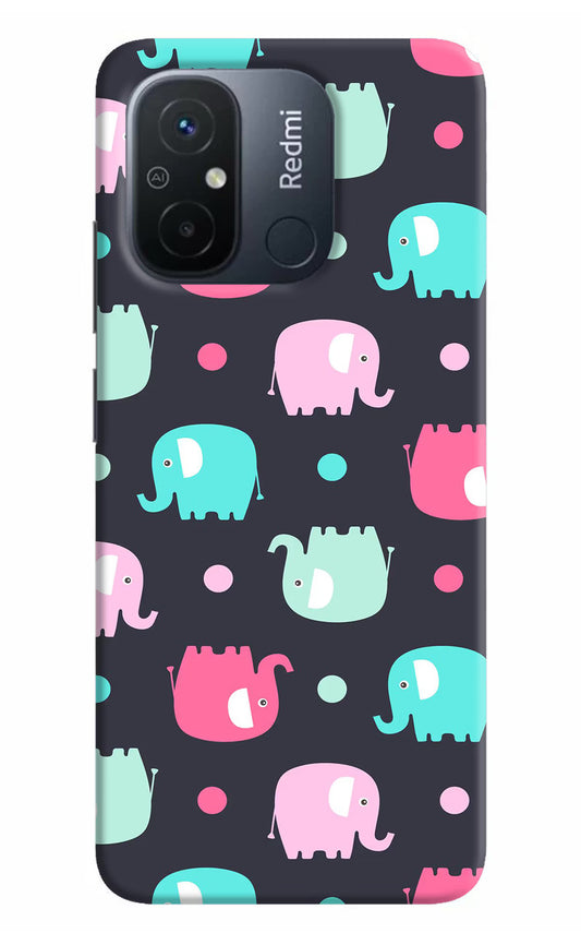 Elephants Redmi 12C Hard Case Back Cover by Casekaro