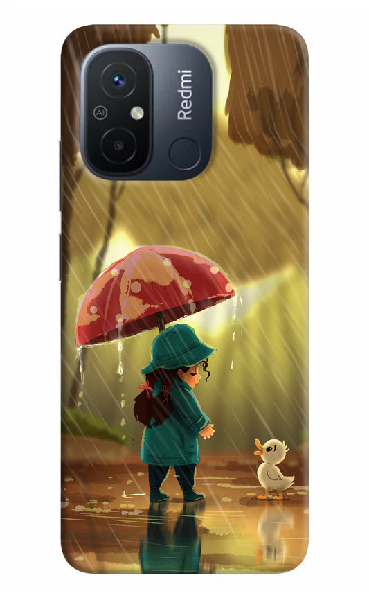 Rainy Day Redmi 12C Hard Case Back Cover by Casekaro