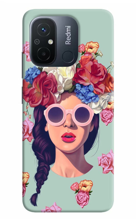 Pretty Girl Redmi 12C Hard Case Back Cover by Casekaro