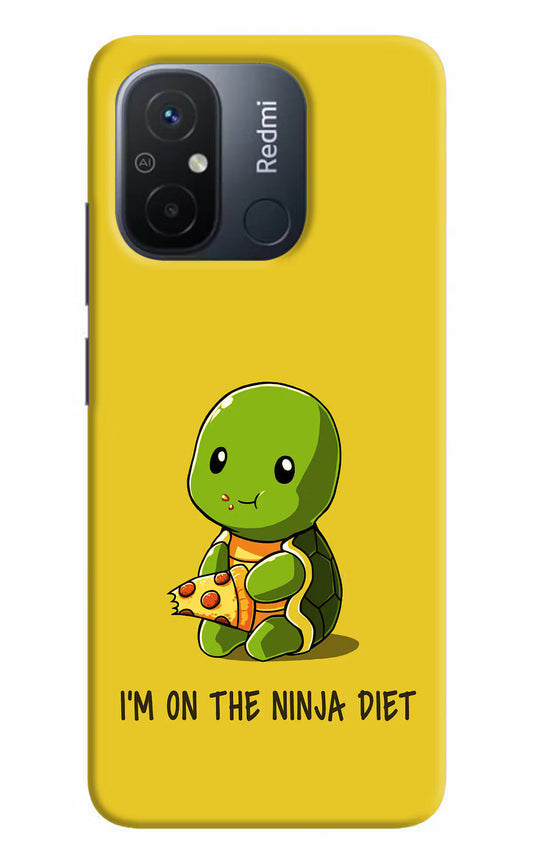 I'm on Ninja Diet Redmi 12C Hard Case Back Cover by Casekaro