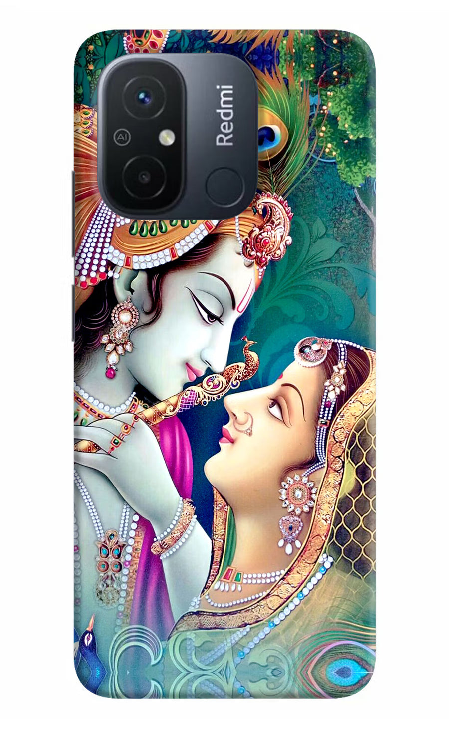 Lord Radha Krishna Redmi 12C Back Cover, Hard case