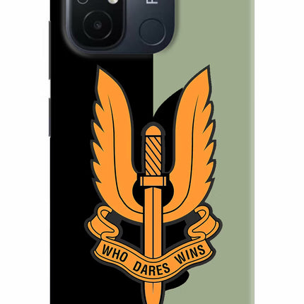 Balidan Logo Redmi 12C Hard Case Back Cover by Casekaro
