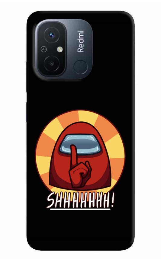 Among Us Shhh! Redmi 12C Hard Case Back Cover by Casekaro