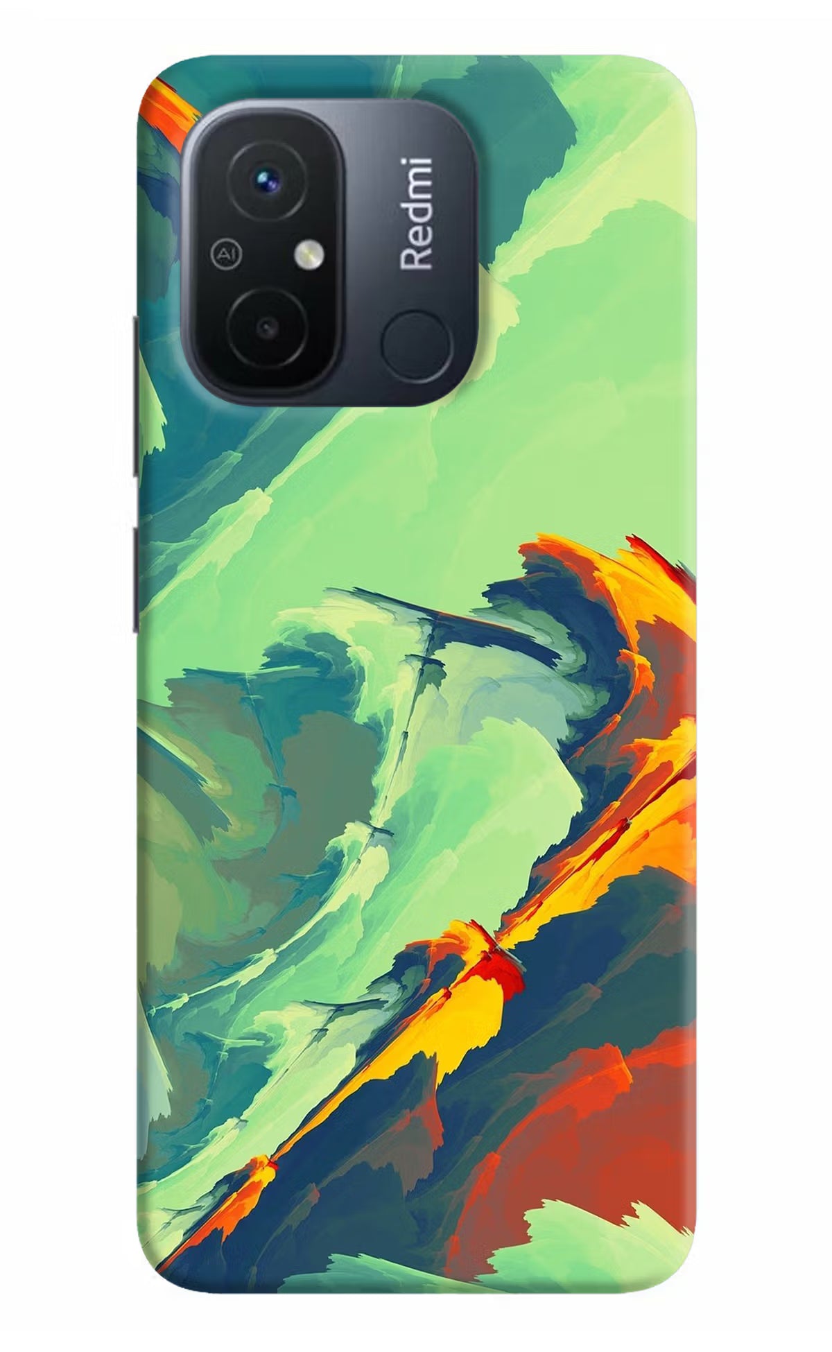 Paint Art Redmi 12C Hard Case Back Cover by Casekaro