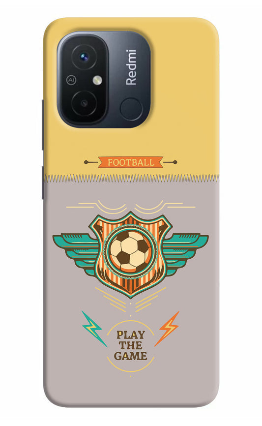 Football Redmi 12C Hard Case Back Cover by Casekaro