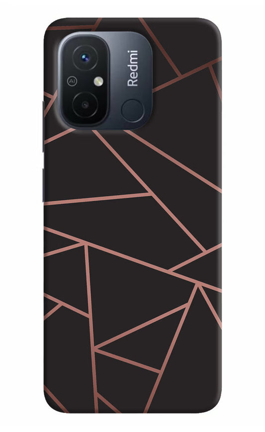 Geometric Pattern Redmi 12C Hard Case Back Cover by Casekaro