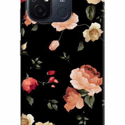 Flowers Redmi 12C Hard Case Back Cover by Casekaro