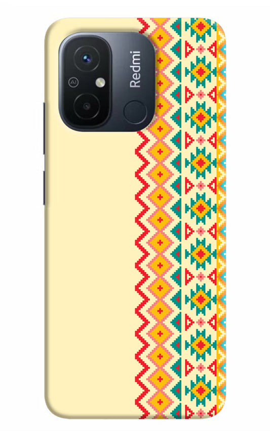 Ethnic Seamless Redmi 12C Hard Case Back Cover by Casekaro