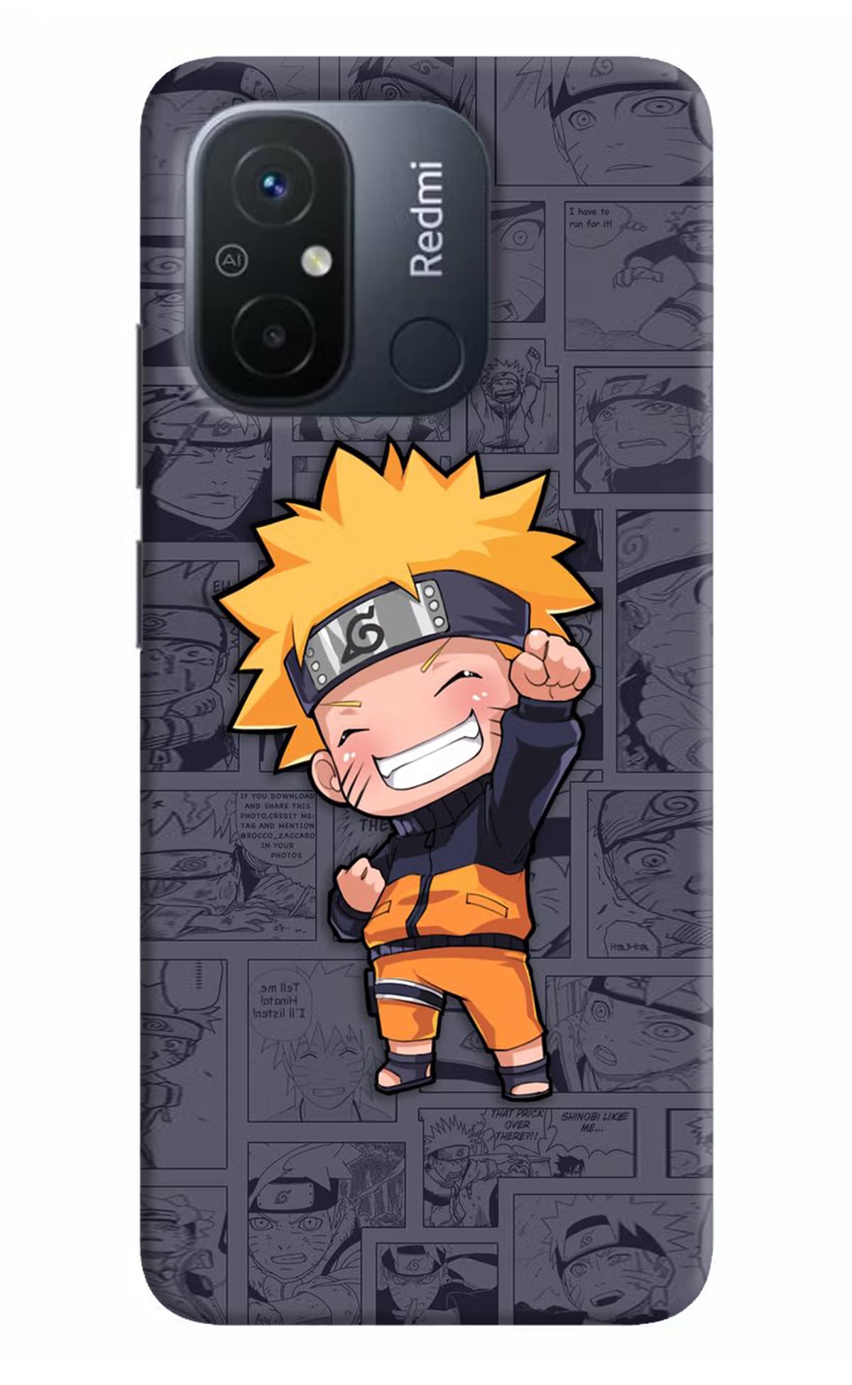 Chota Naruto Redmi 12C Hard Case Back Cover by Casekaro