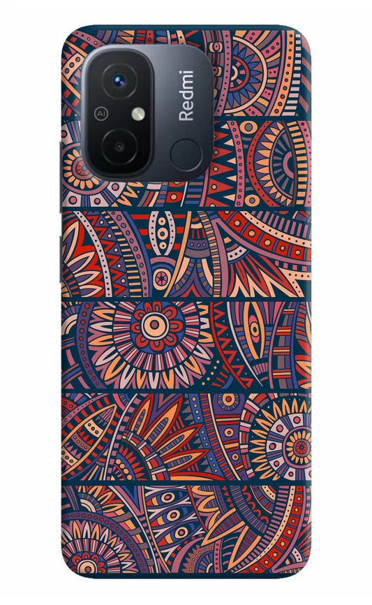 African Culture Design Redmi 12C Hard Case Back Cover by Casekaro