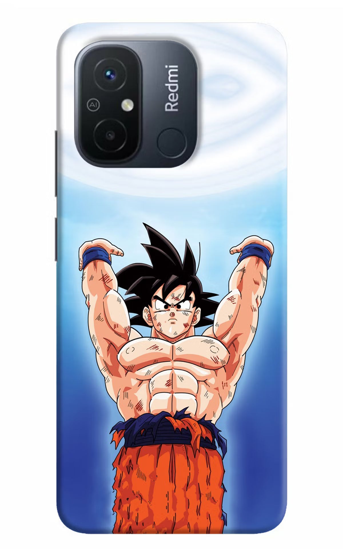 Goku Power Redmi 12C Hard Case Back Cover by Casekaro
