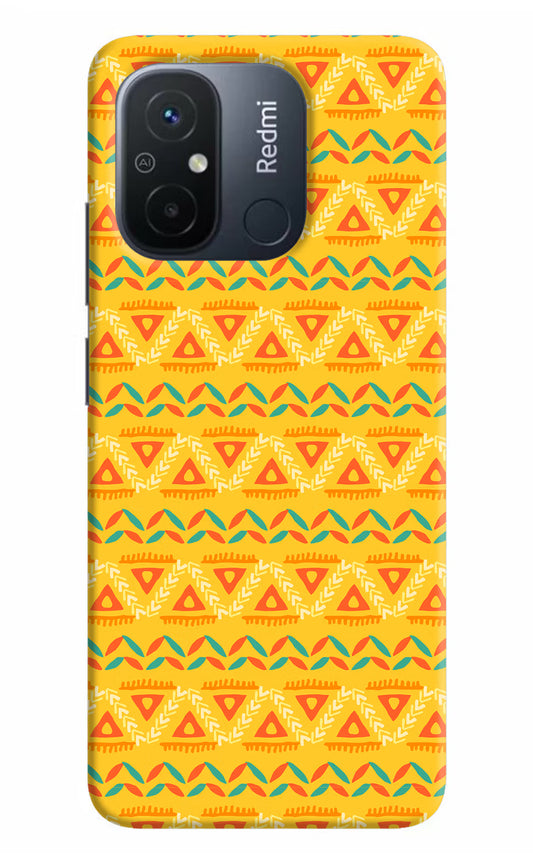 Tribal Pattern Redmi 12C Hard Case Back Cover by Casekaro