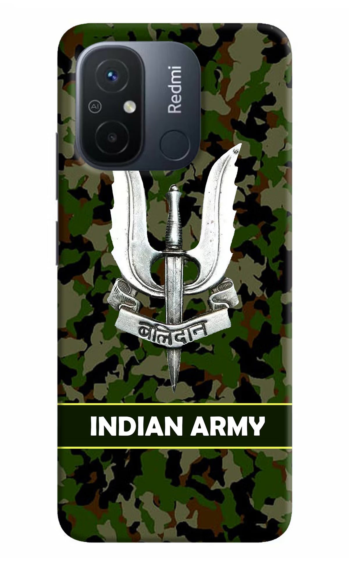 Balidan Indian Logo Redmi 12C Hard Case Back Cover by Casekaro