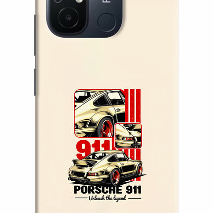 Classic Porsche 911 Redmi 12C Hard Case Back Cover by Casekaro