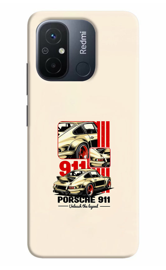 Classic Porsche 911 Redmi 12C Hard Case Back Cover by Casekaro