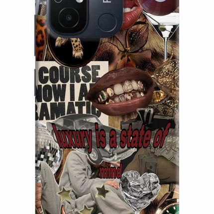 Luxury Redmi 12C Hard Case Back Cover by Casekaro