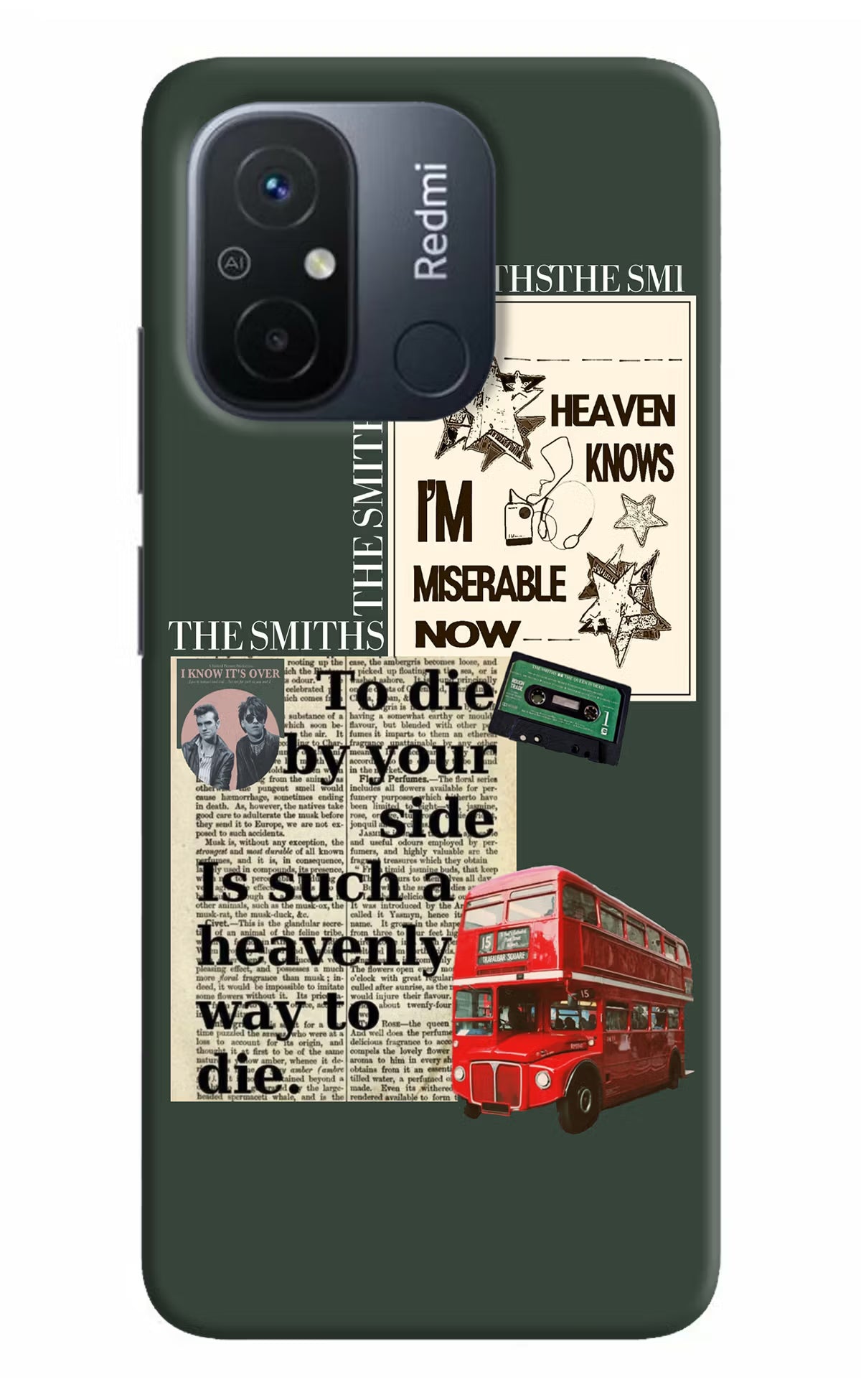 The Smiths Redmi 12C Hard Case Back Cover by Casekaro