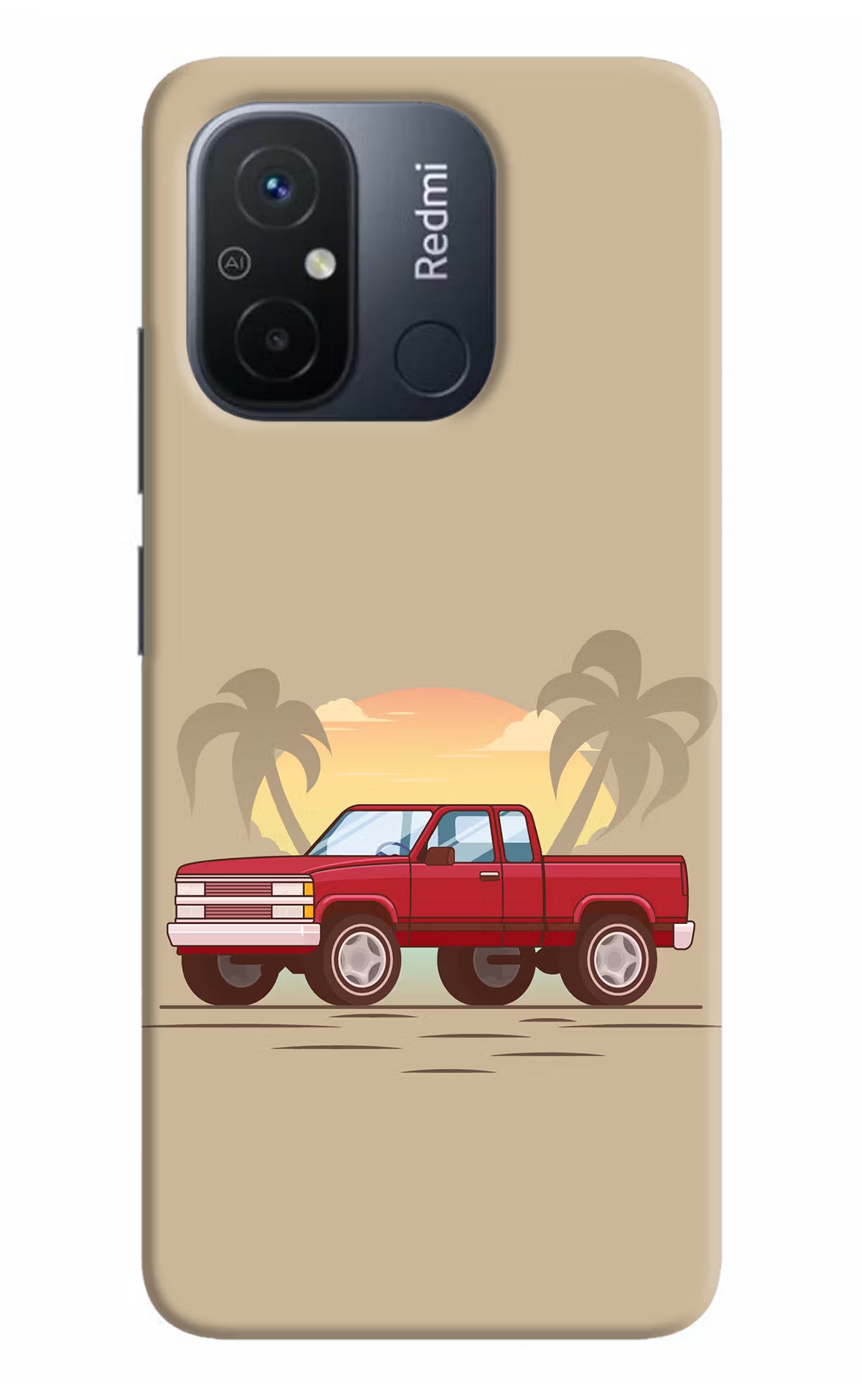 Desert Classic Drive Redmi 12C Hard Case Back Cover by Casekaro