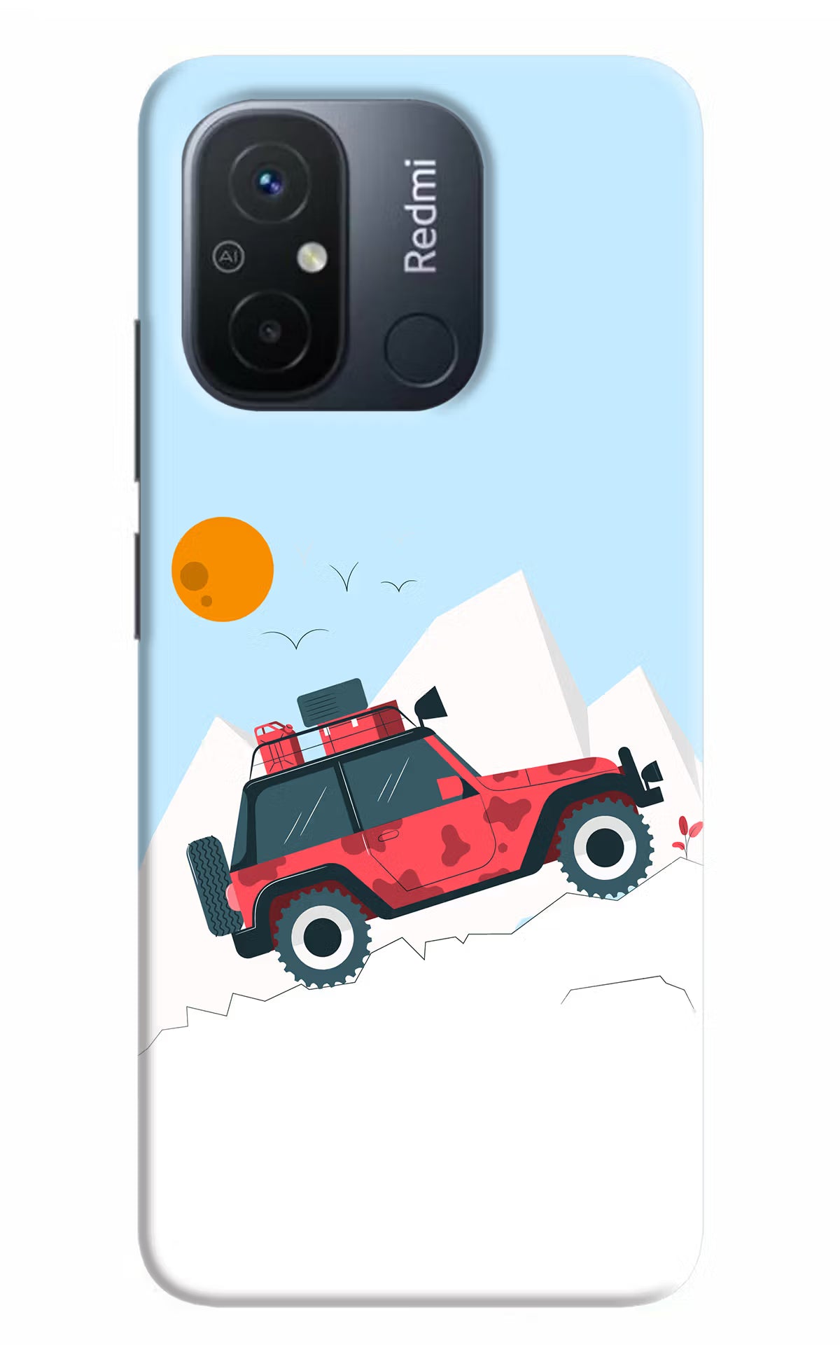 Mountain Trail Beast Redmi 12C Hard Case Back Cover by Casekaro