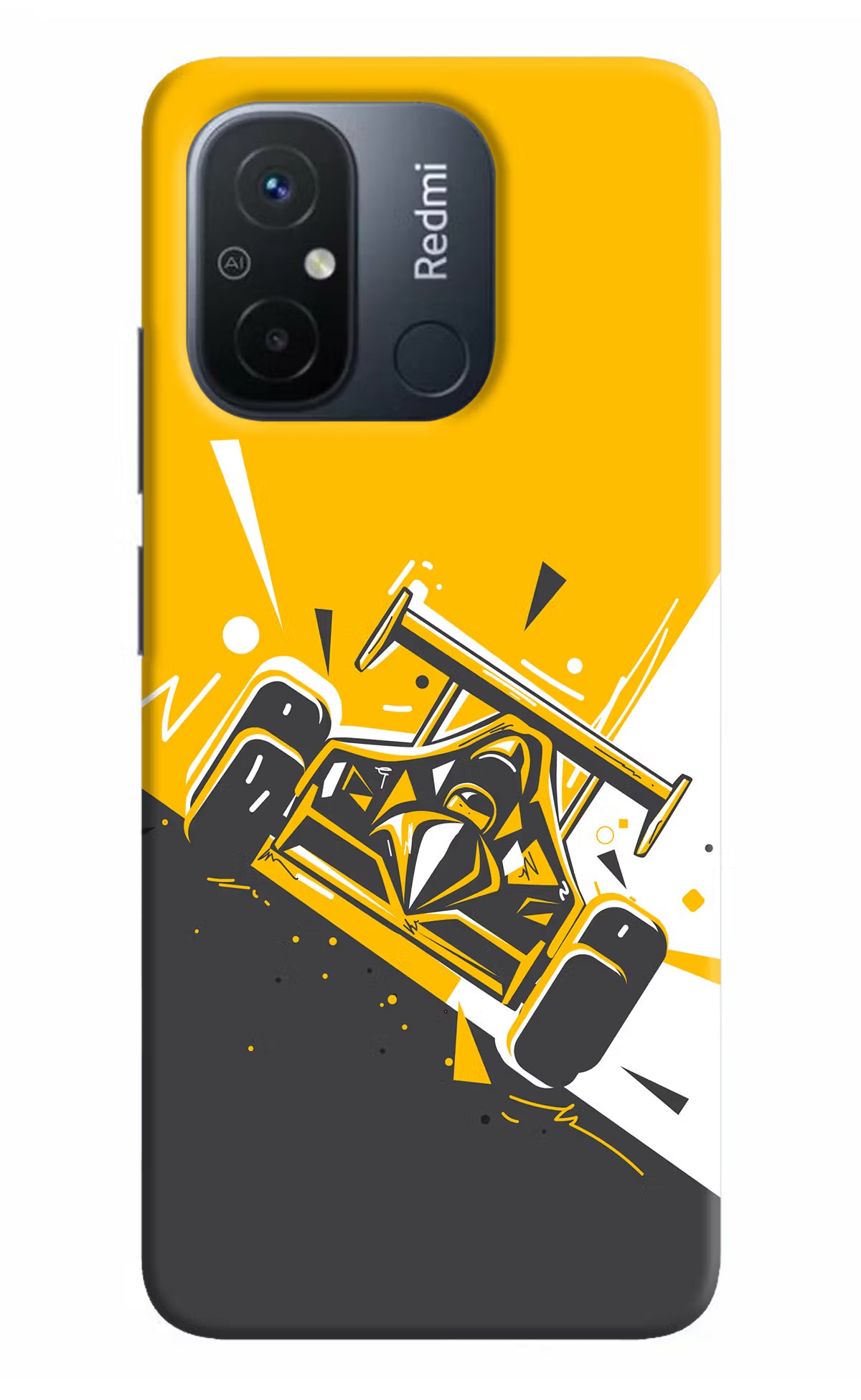 Track King Redmi 12C Hard Case Back Cover by Casekaro