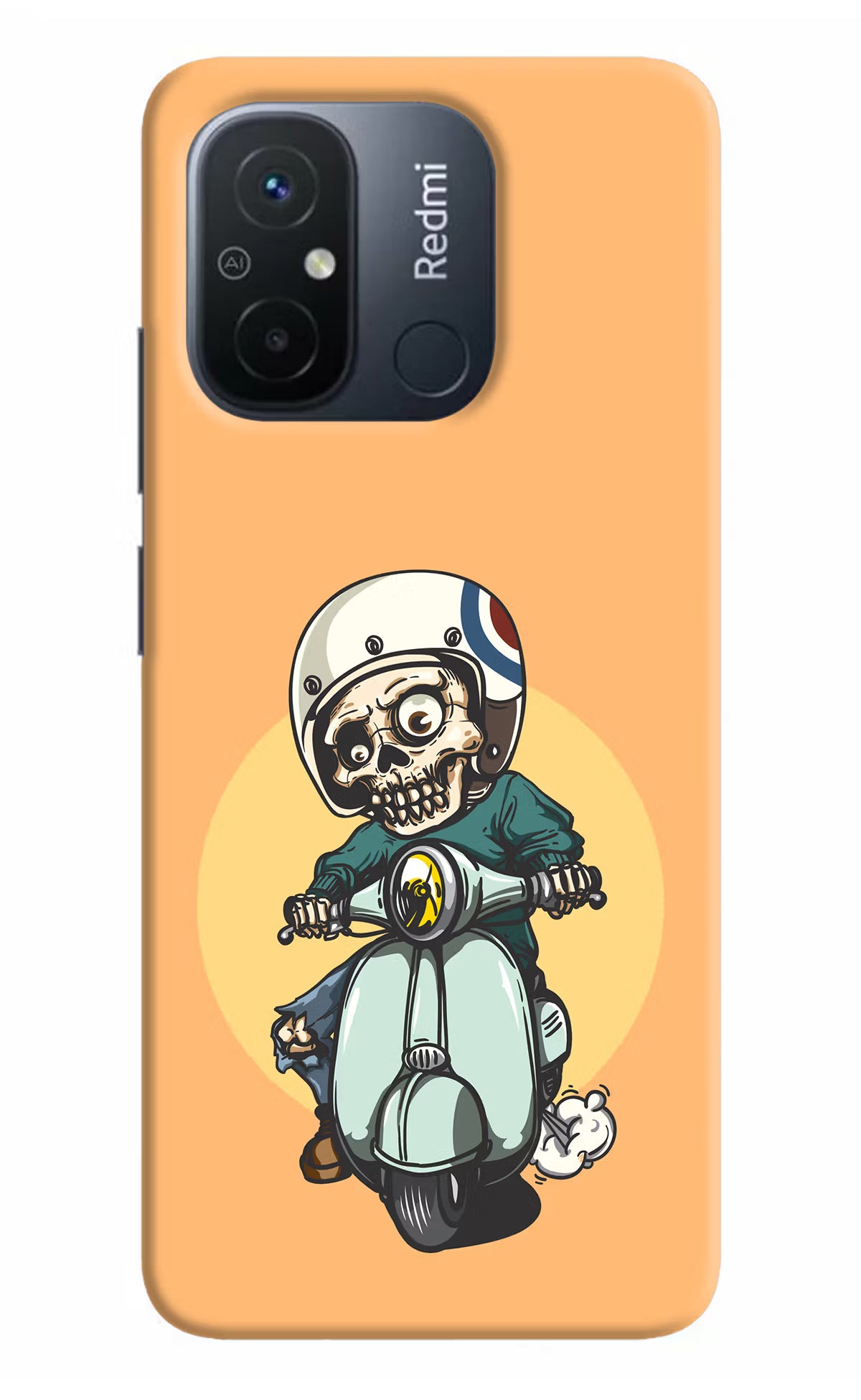 Undead Biker Redmi 12C Hard Case Back Cover by Casekaro