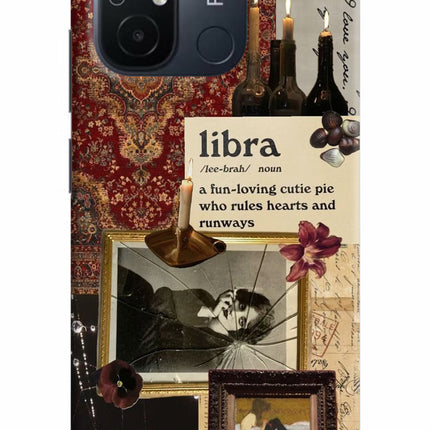 Libra Zodiac Redmi 12C Hard Case Back Cover by Casekaro