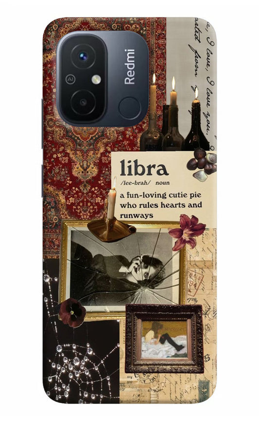 Libra Zodiac Redmi 12C Hard Case Back Cover by Casekaro