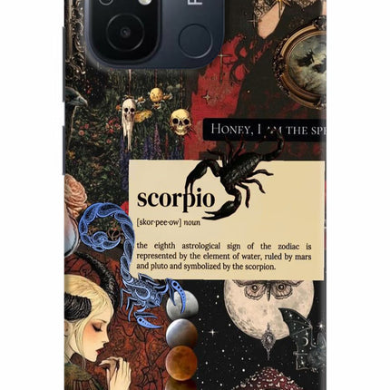 Scorpio Zodiac Redmi 12C Hard Case Back Cover by Casekaro