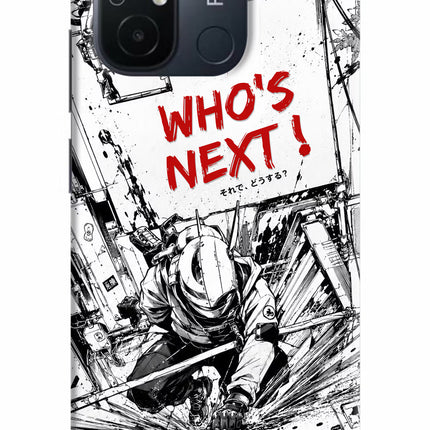 Who's Next Redmi 12C Hard Case Back Cover by Casekaro