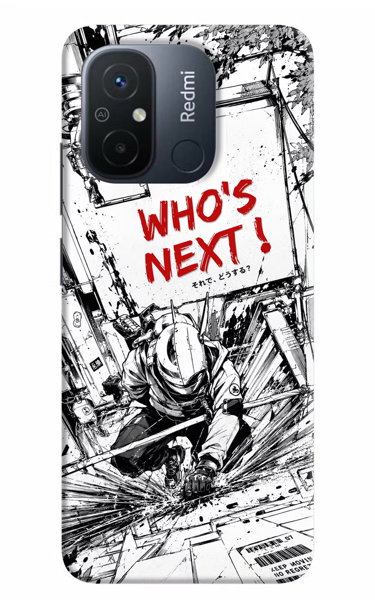 Who's Next Redmi 12C Hard Case Back Cover by Casekaro