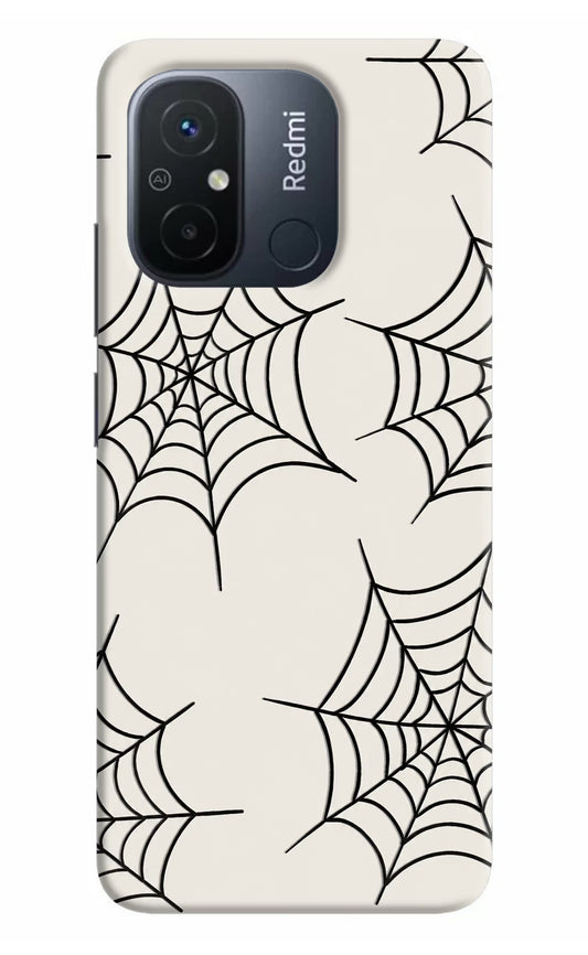 Spider Web Redmi 12C Hard Case Back Cover by Casekaro