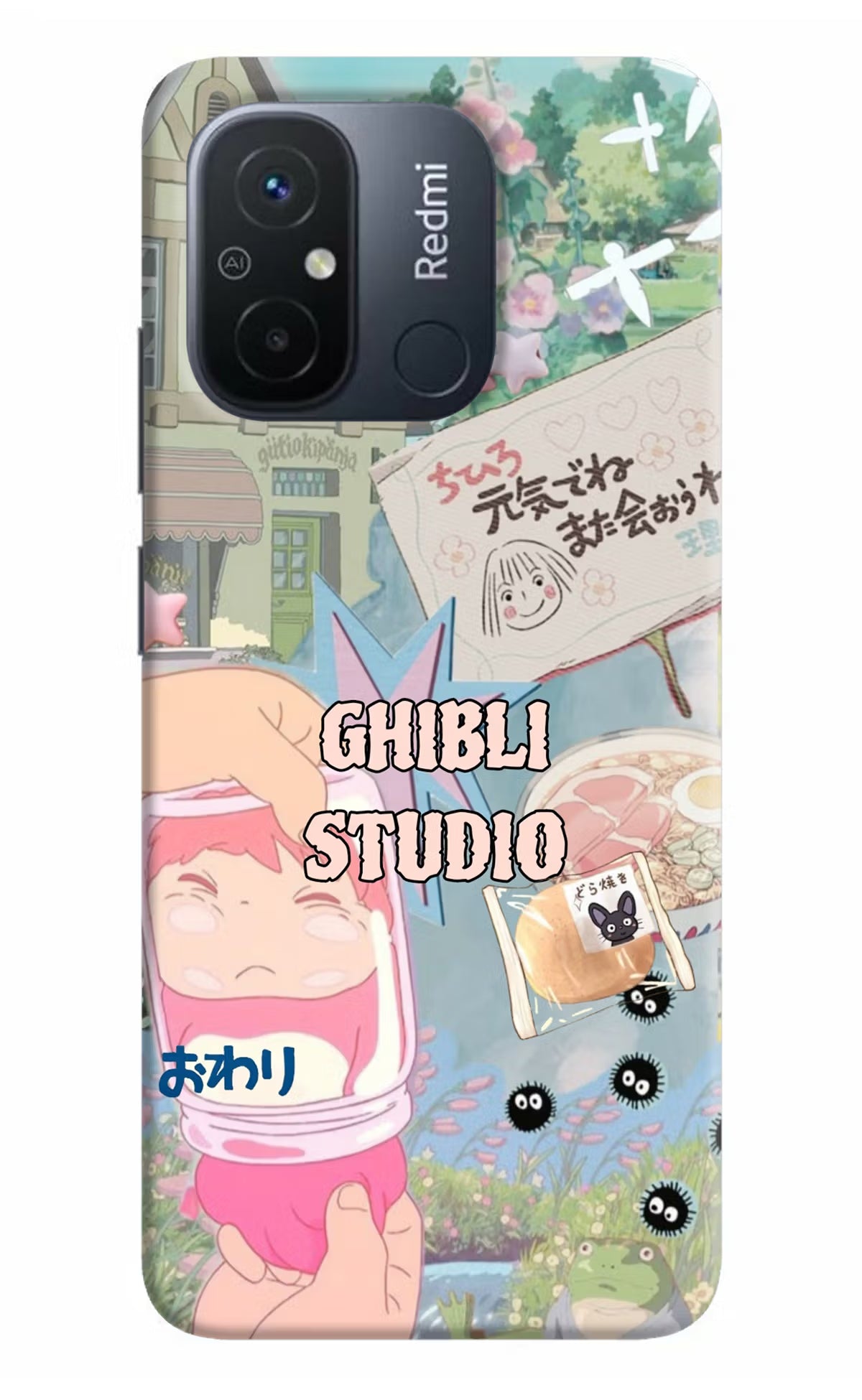 Studio Ghibli Redmi 12C Back Cover