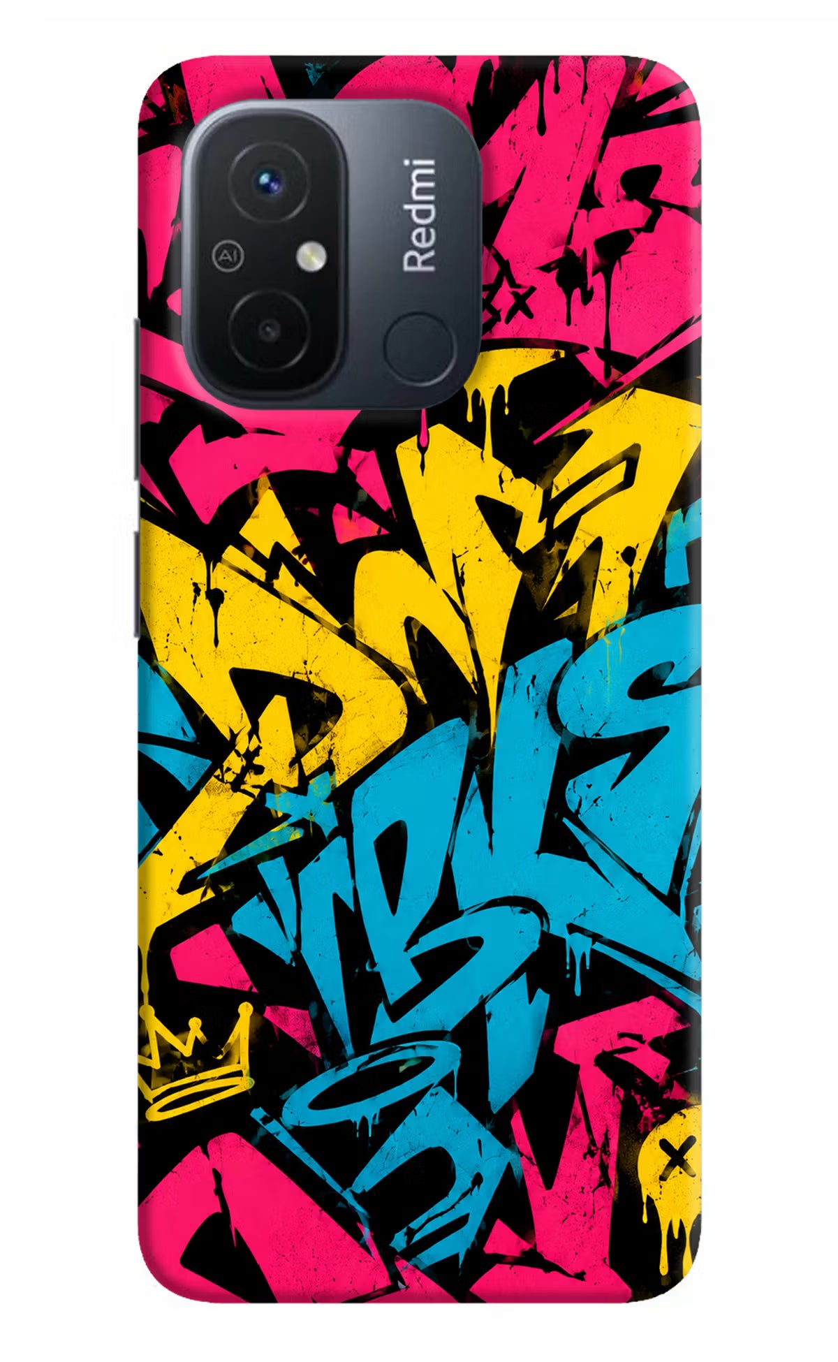 Graffiti Vibe Redmi 12C Back Cover